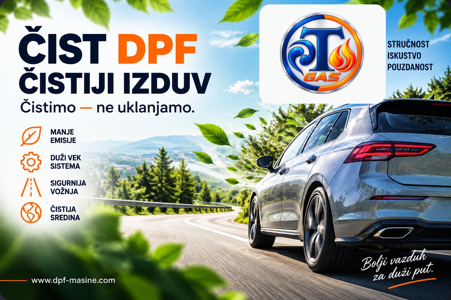 Čist DPF i čistiji izduv
